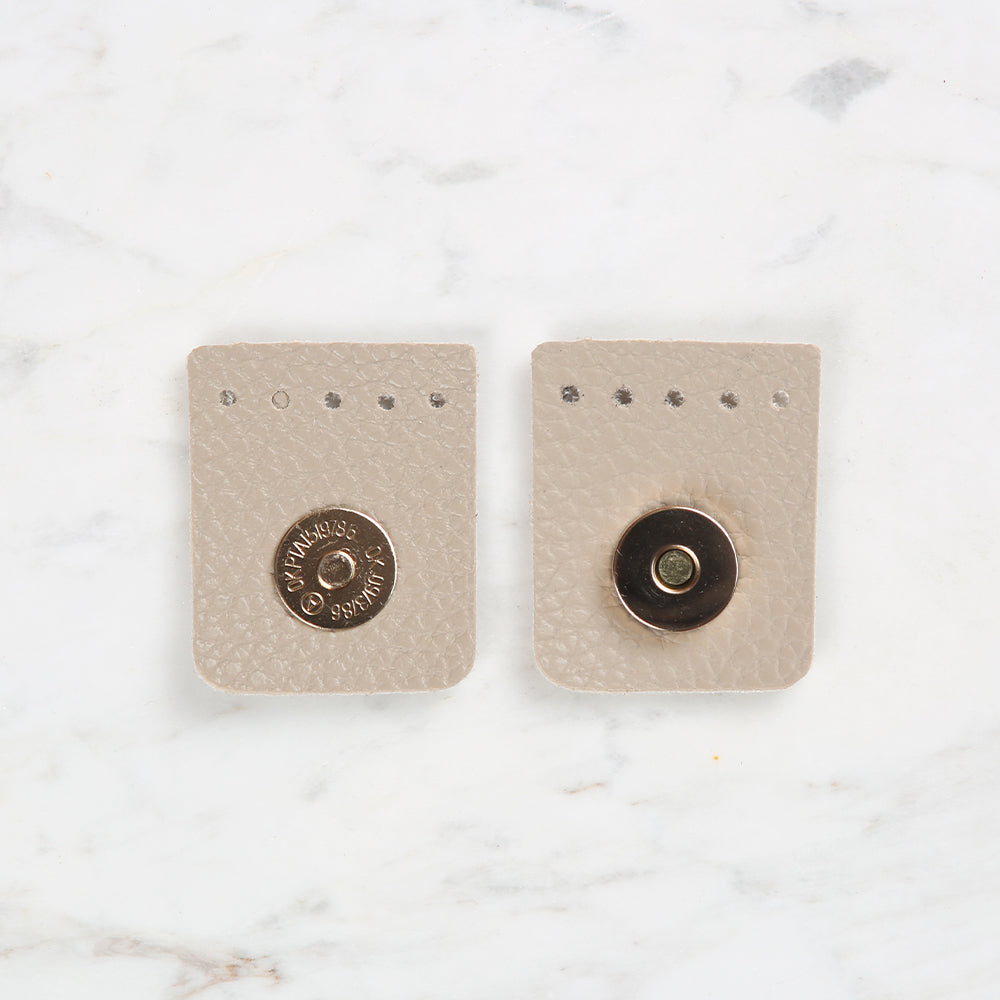 Knitme Kare Mıknatıs 4x4,5 cm Bej BA-0046